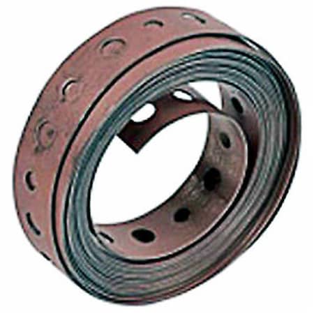 Oatey 0.75 in. x 10 ft. Copper Plated Steel Hanger Strap 249021